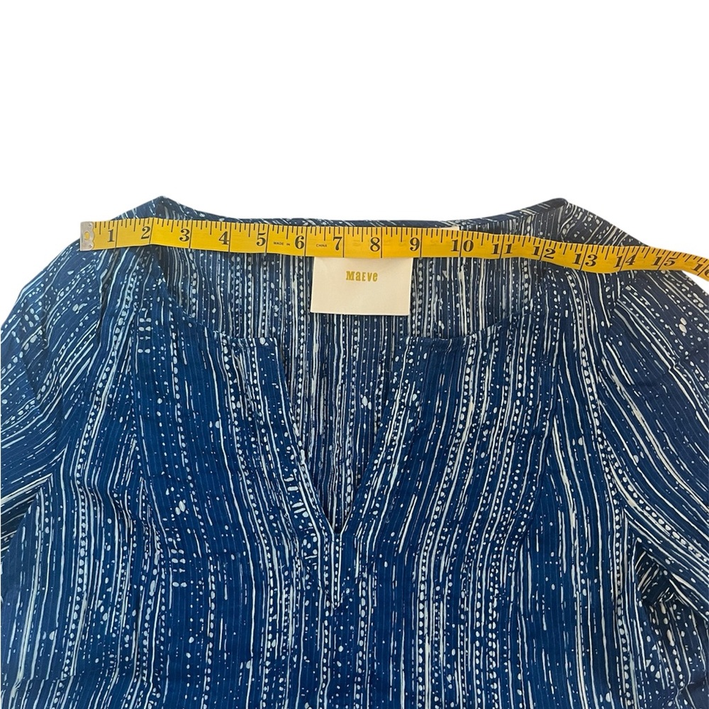 Anthropologie Maeve pleated shirt Sz US 8 - Picture 6 of 7